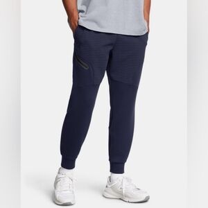 Under Armour Unstoppable Fleece Grid Joggers Men’s Navy